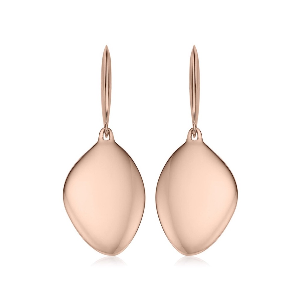 Monica Vinader Drop Earrings in Rose Gold Vermeil